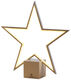 Draadloos LED lichtobject "Star" (groot, hoogte 40,6 cm), dimbaar