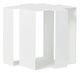 Sidebord "Shifted Square", hvid version af Frederik Roijé Design