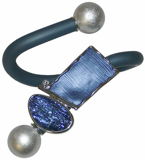 Armband "Blauw vuur" von Anna Mütz