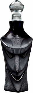 Glass decanter "Lucifer", black