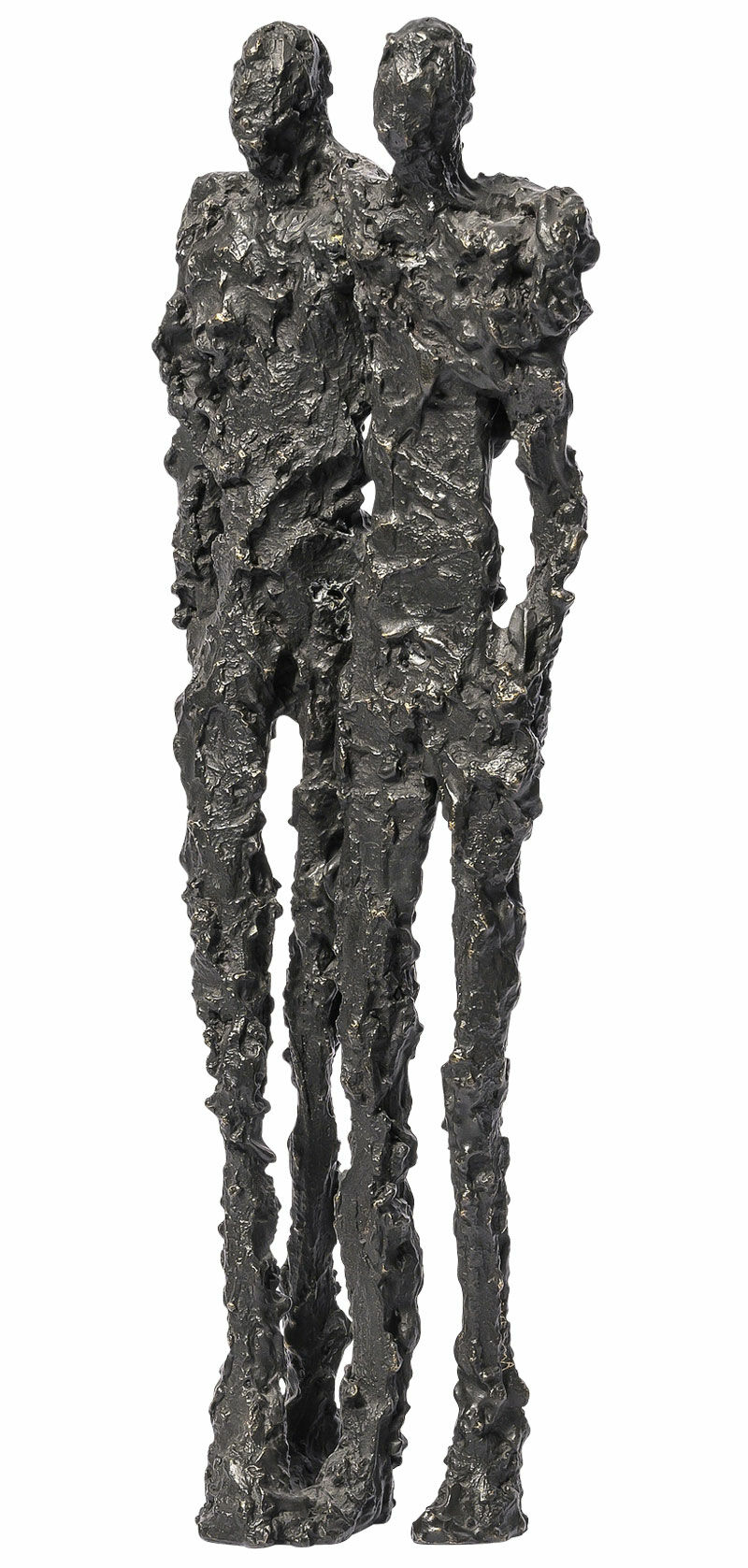 Sculptuur "Omhelzen", brons von Ann Vrielinck