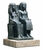 Skulptur "Egyptisk par", støbt