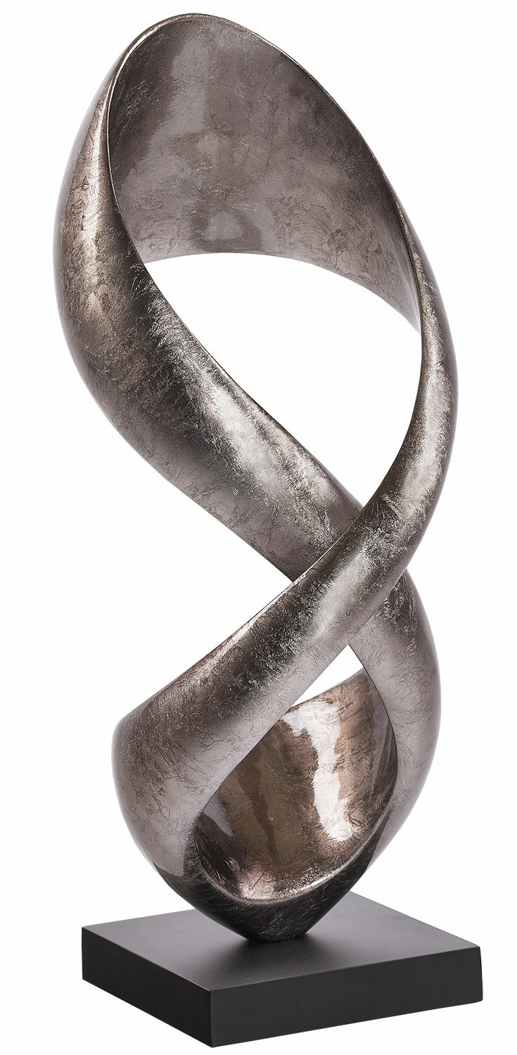 Sculpture "Infinity" (silver-coloured version), cast