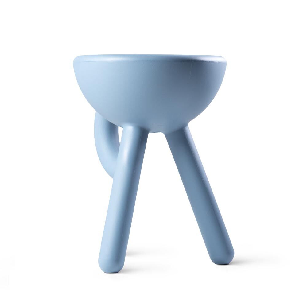 Tavolino "Tubby Stool denim" (per uso interno ed esterno) – progettato da Gerard de Hoop di  Werkwaardig