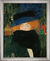 Picture "Lady with Hat and Feather Boa" (1909), framed