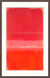 Bild "Utan titel (Röd)" (1956), inramad