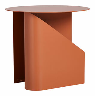 Side table "Sentrum", version burnt orange