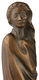 Rzeźba "Kobieta na wietrze" (1931), redukcja w brązie autorstwa Ernst Barlach