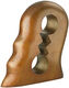 Scultura "Testa con vita interiore", bronzo di Hans Otto Lohrengel