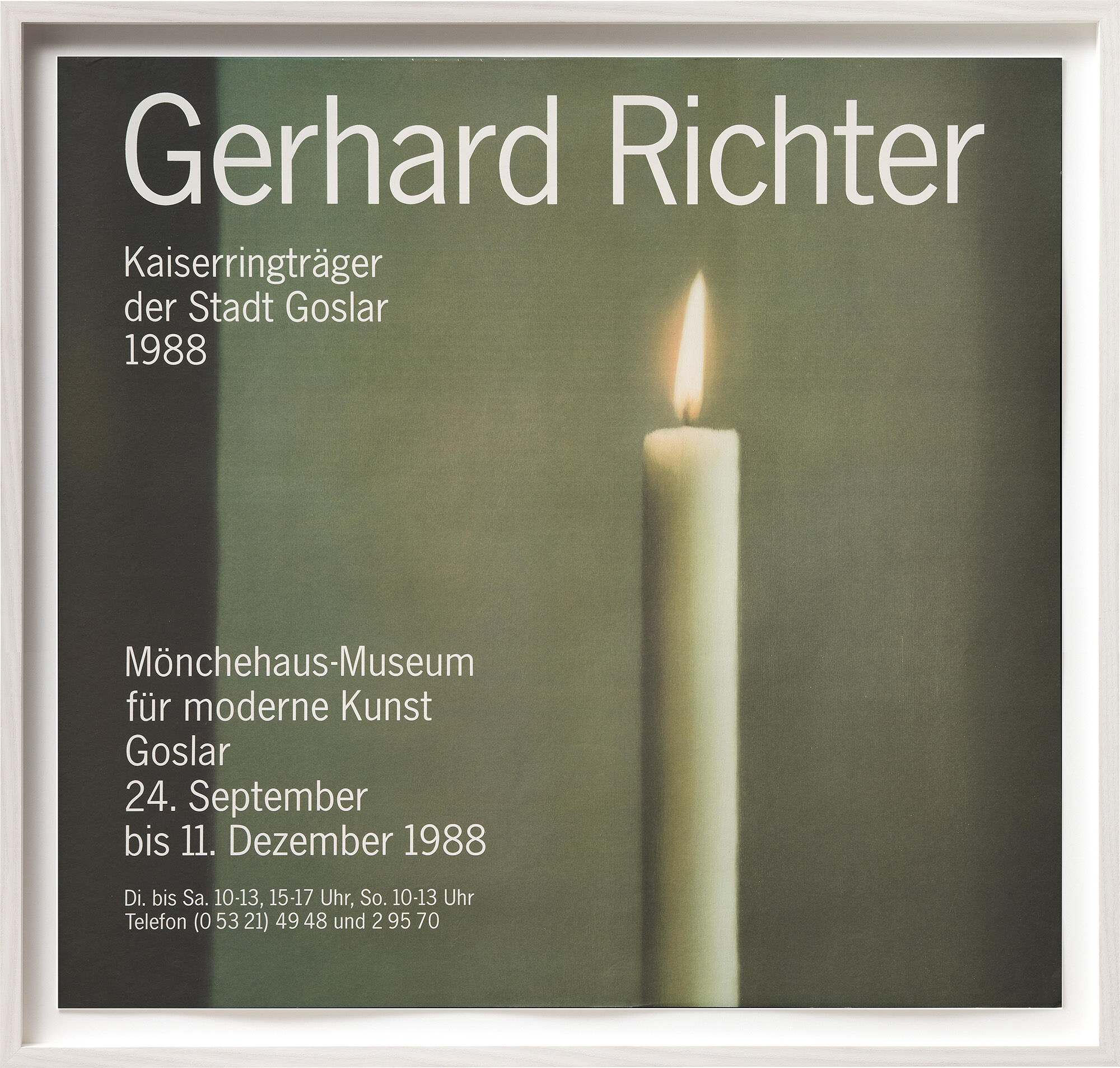 Plakat "Candle I" (1988) af Gerhard Richter