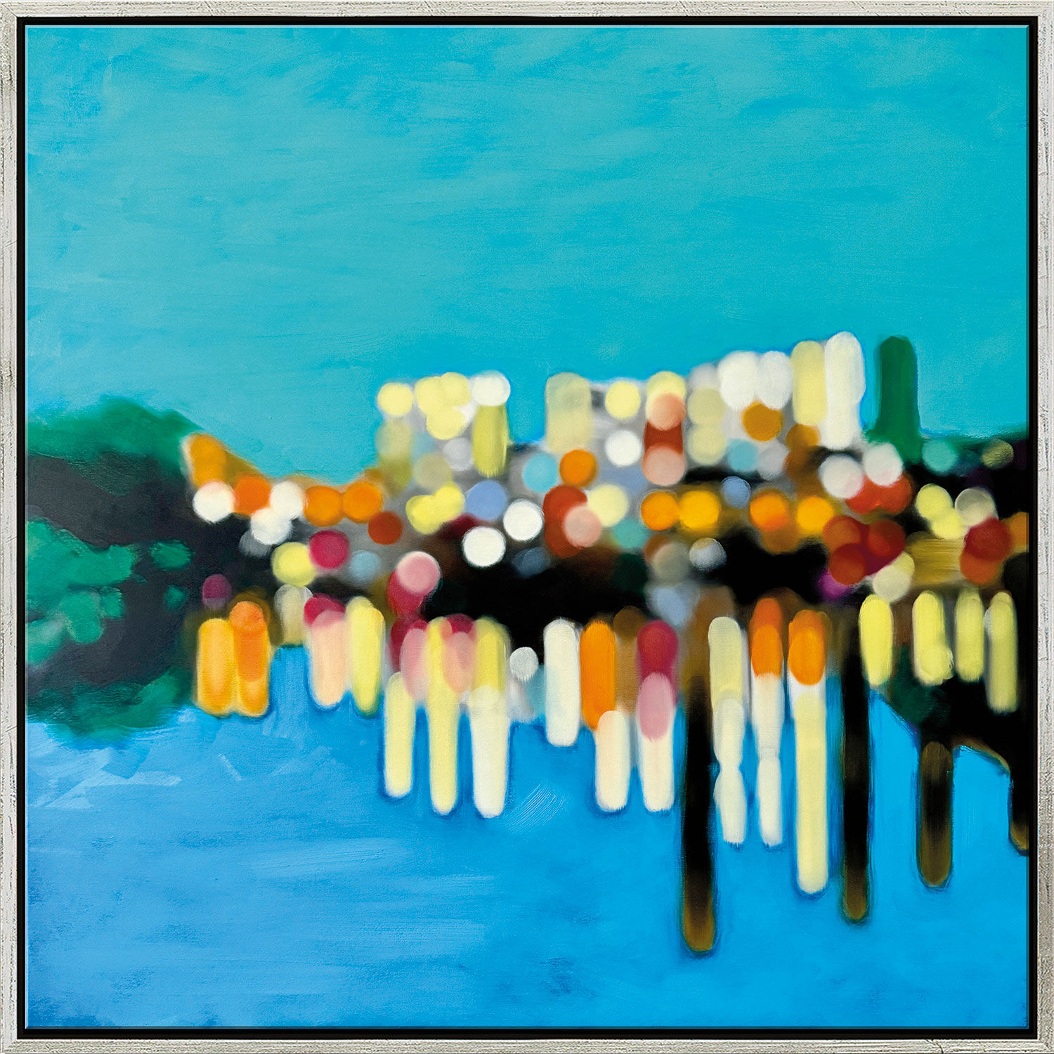 Bild "Horizon" (2024) (Original / Unikat), gerahmt von Angela Wichmann