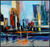 Bild "City Sound", svart inramad version