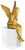 Sculpture "Guardian Angel", gold-plated version with pedestal