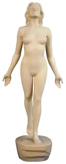 Holzskulptur "Partenza" (2025) (Original / Unikat)