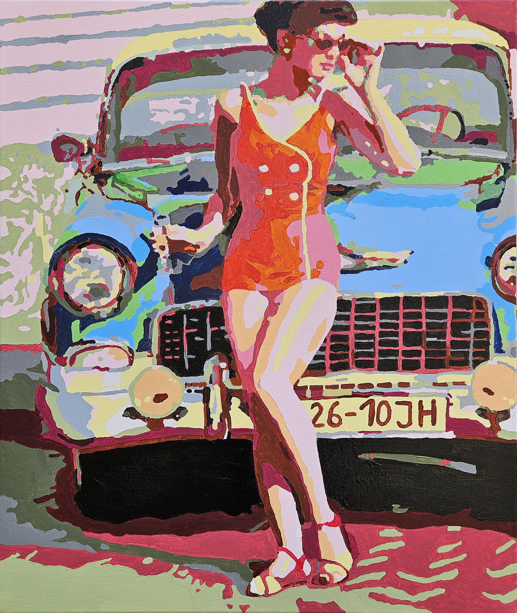 Bilden ”It’s my Car” (2024) (Unikt exemplar) av Josef Hirthammer