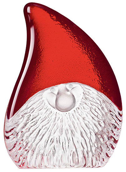Glasobjekt "Kleiner Weihnachtswichtel" von Mats Jonasson