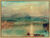 Billede "Måneskin over Lucerne-søen" (ca. 1841-44), indrammet