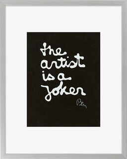 Picture "The Joker", framed