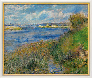 Picture "The Seine at Champrosay" (1876), framed by Auguste Renoir