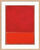Bild "Untitled (Red, Orange)" (1968), Version naturfarben gerahmt