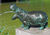 Haveskulptur / gargoyle "Little Hippopotamus", bronze