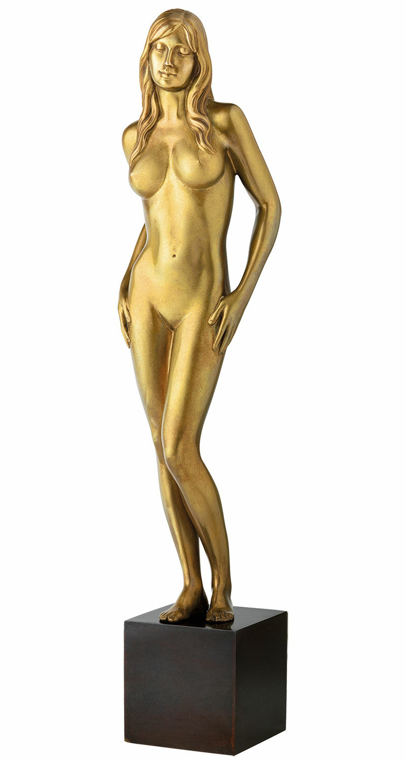 Sculpture "Devotion", bronze by Richard Senoner