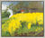 Schilderij "Field of Rape at Falshöft II (The Darker the Sky)" (2009), ingelijst