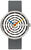 Polshorloge "Space Loops wit" Bauhaus-stijl - voor heren