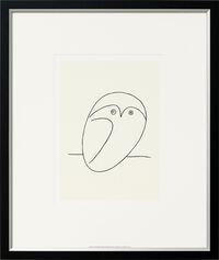Tableau « The Owl - Le Hibou », encadré