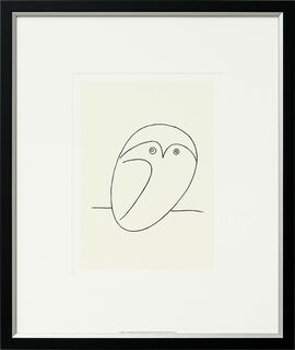 Picture "The Owl - Le Hibou", framed