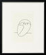 Tableau « The Owl - Le Hibou », encadré de Pablo Picasso