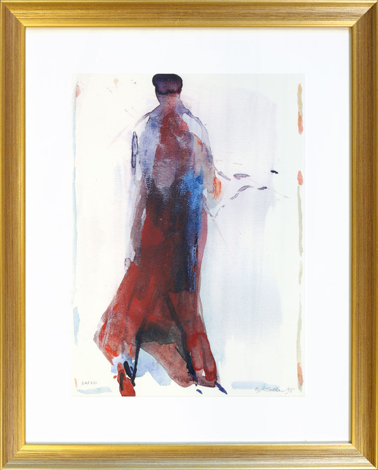 Bild "Flamencotänzerin", gerahmt von Oskar Koller