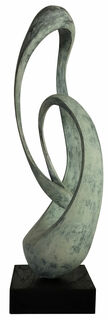 Sculpture "Collection" (2023), bronze von Yves Rasch