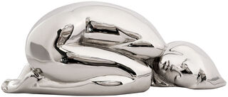 Sculpture "The Dream", version fonte d'art, argent métallique