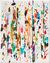 Quadro "Dropping Line shining colour and space #3" (2025) (pezzo unico)
