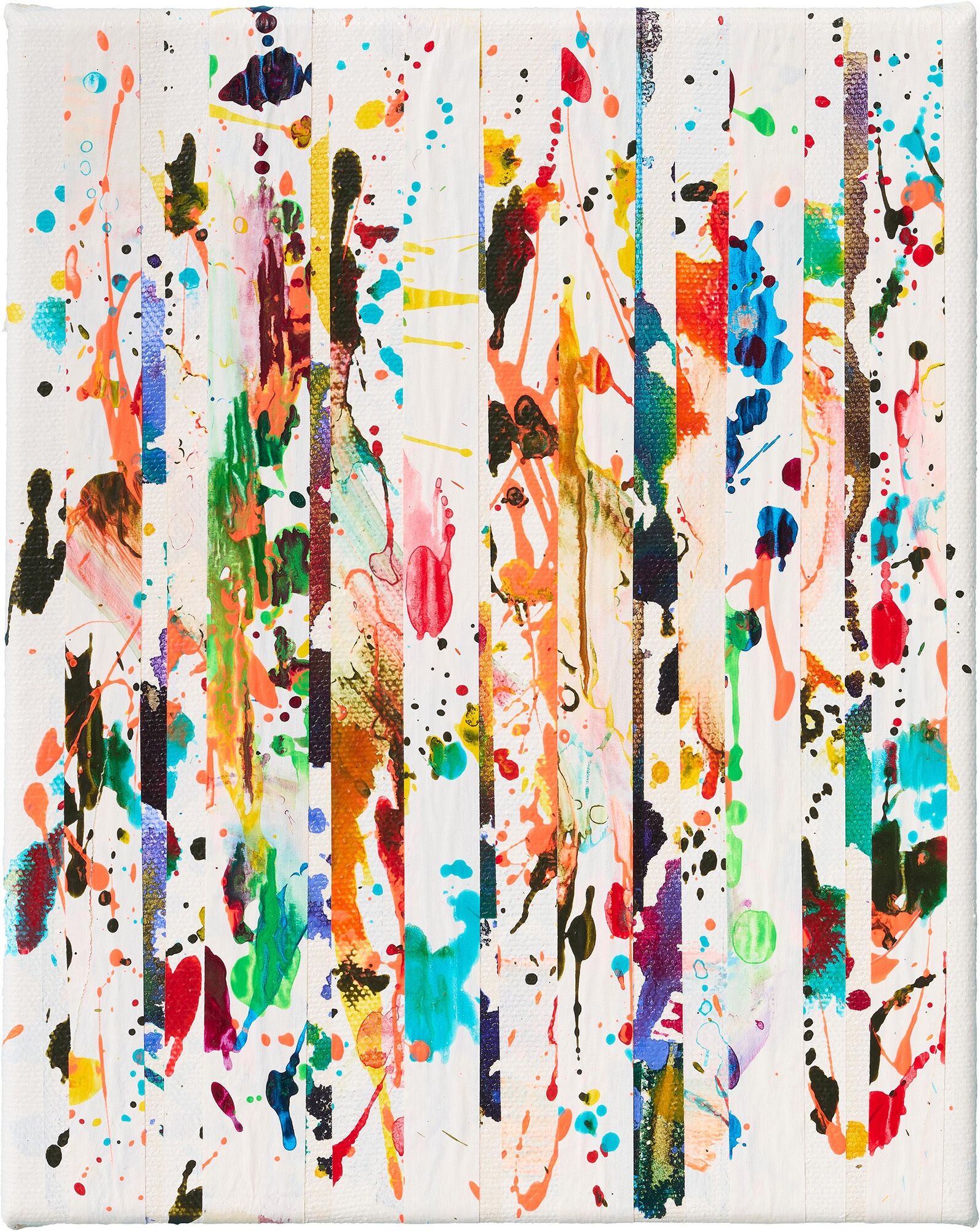 Quadro "Dropping Line shining colour and space #3" (2025) (pezzo unico) di Ruri Matsumoto