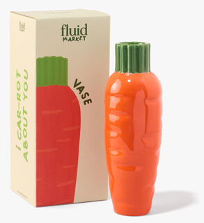 Keramikvase / Deko-Objekt "Karotte" von Fluid Market