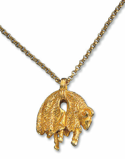Pendant "Golden Fleece" with necklace