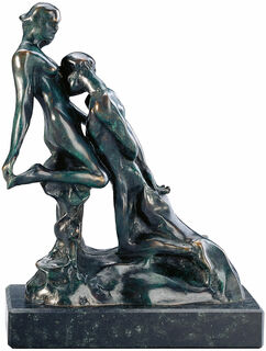 Sculpture "Eternal Idol" (Idole éternelle), bronze by Auguste Rodin