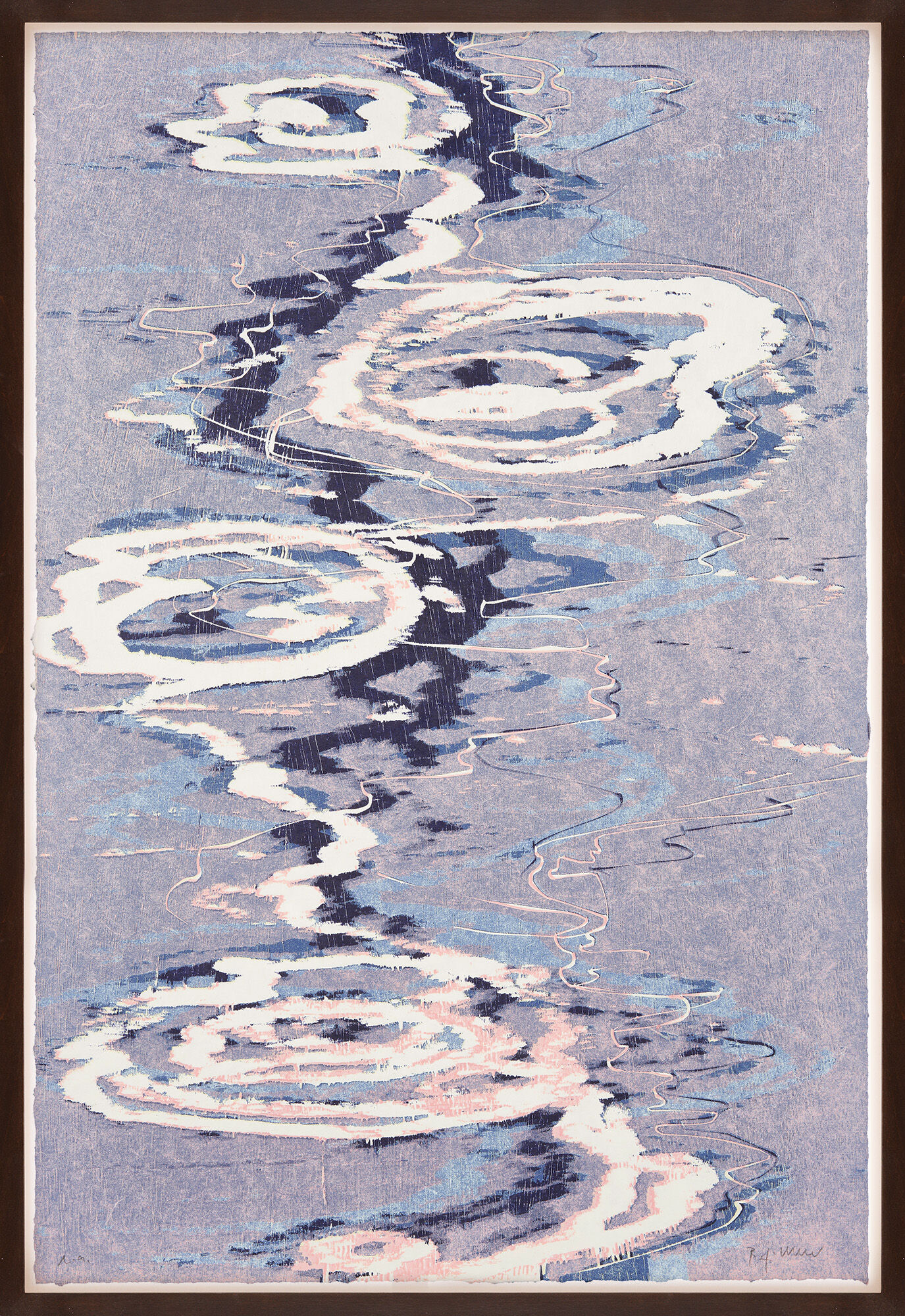 Picture "Everything Flows (7)" (2012) (Unique piece) by Bernd Zimmer