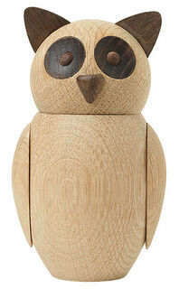 Wooden figurine "Owl Bubo", large version - Design Nikolaj Klitgaard