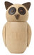 Houten beeldje "Uil Bubo", grote versie - Ontwerp Nikolaj Klitgaard van ArchitectMade