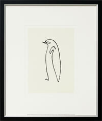 Tableau « The Penguin - Le Pingouin », encadré