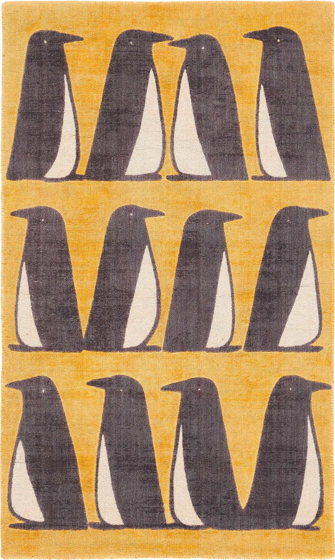 Matta "Penguin Yellow" (liten, 90 x 150 cm)