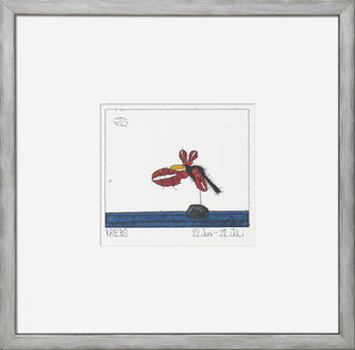 Picture "Zodiac Sign Cancer (22.6.-22.7.)", framed
