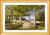 Picture "Pergola on Capri with a View of Vesuvius" (1889), golden framed version