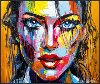 Bild "Intrige" (2021), gerahmt