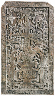 Replikat "Platte von Palenque" (Reduktion), Kunstguss