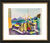 Bild "Landschaft bei Hammamet" (1914), Version schwarz-goldfarben gerahmt