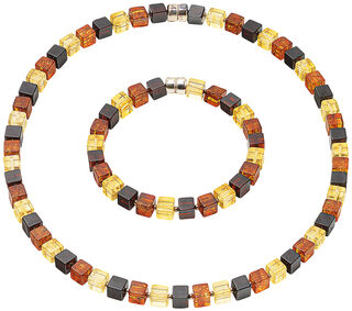 Bernstein-Schmuckset "Meeressonne"